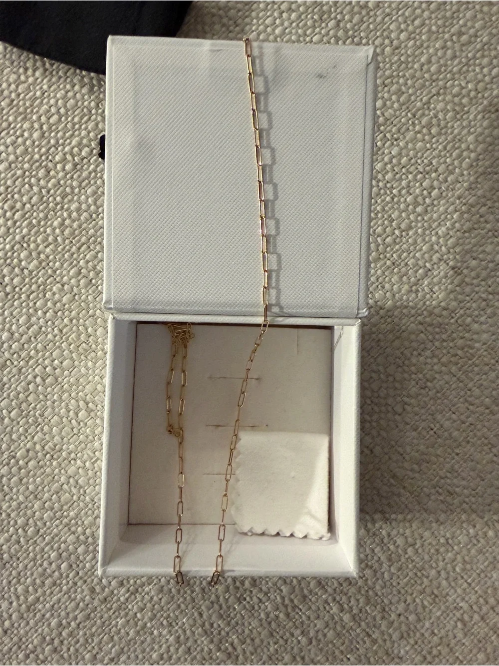 10k Mejuri Gold Paperclip Link Necklace